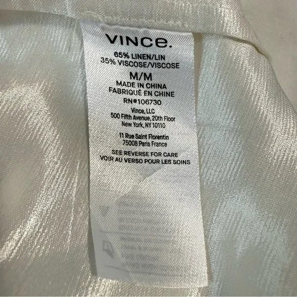 Vince - Belted linen-blend Midi Skirt Size M‎ - Picture 11 of 13
